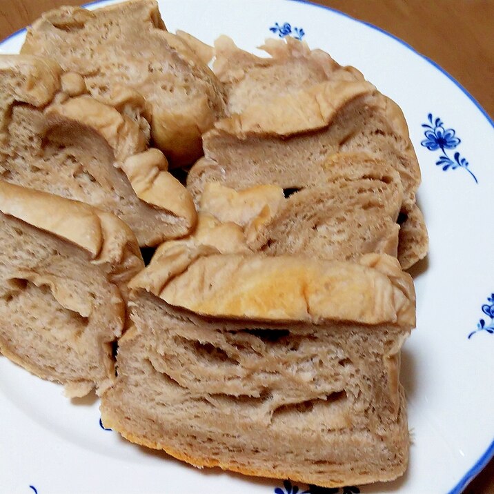 パウンド型でココア食パン